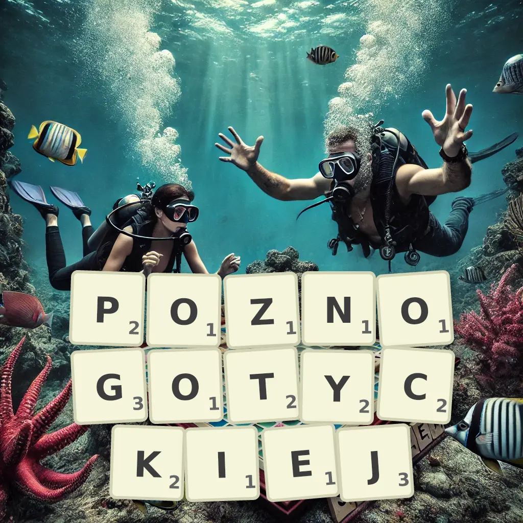 Słowa z liter PÓŹNOGOTYCKIEJ