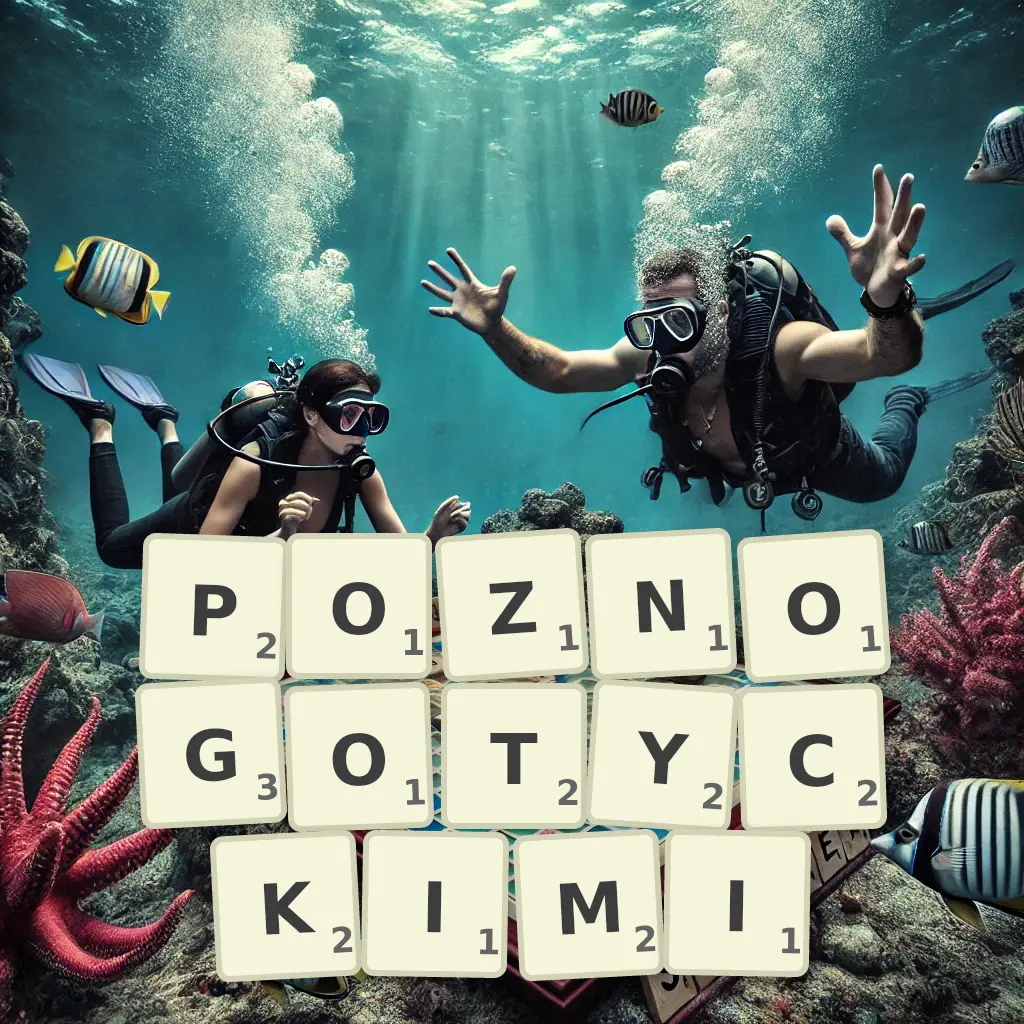 Słowa z liter PÓŹNOGOTYCKIMI