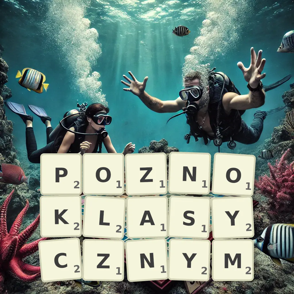 Słowa z liter PÓŹNOKLASYCZNYM