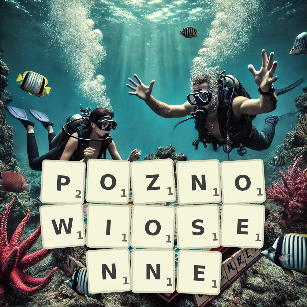 Słowa z liter PÓŹNOWIOSENNE