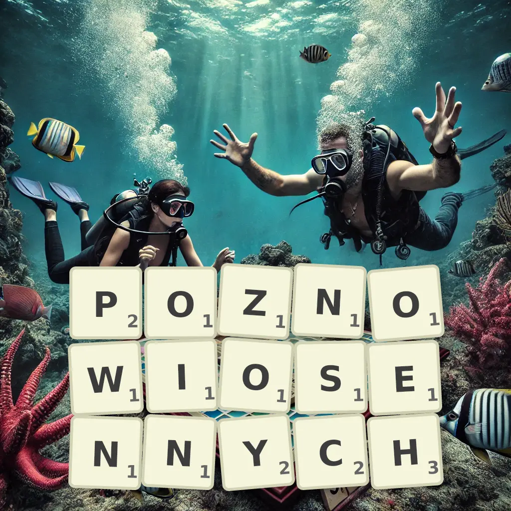 Słowa z liter PÓŹNOWIOSENNYCH