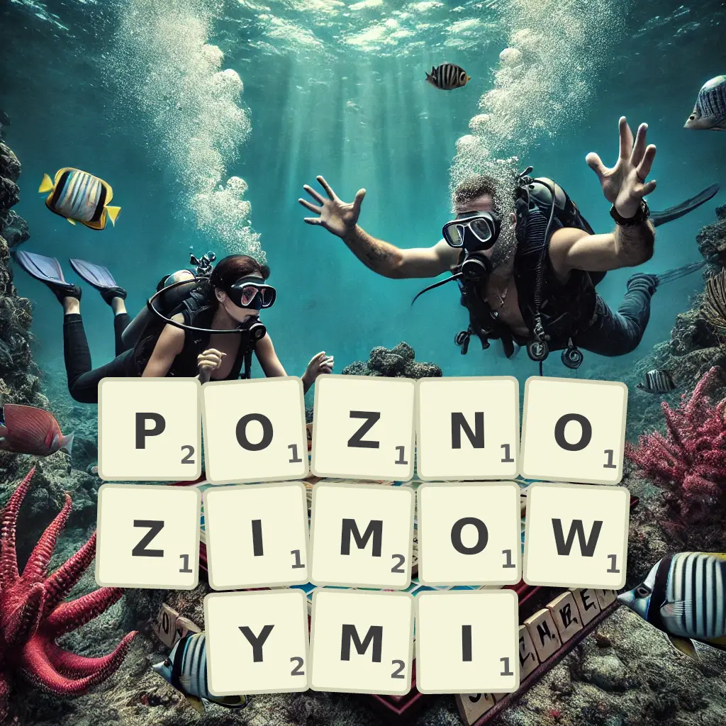 Słowa z liter PÓŹNOZIMOWYMI