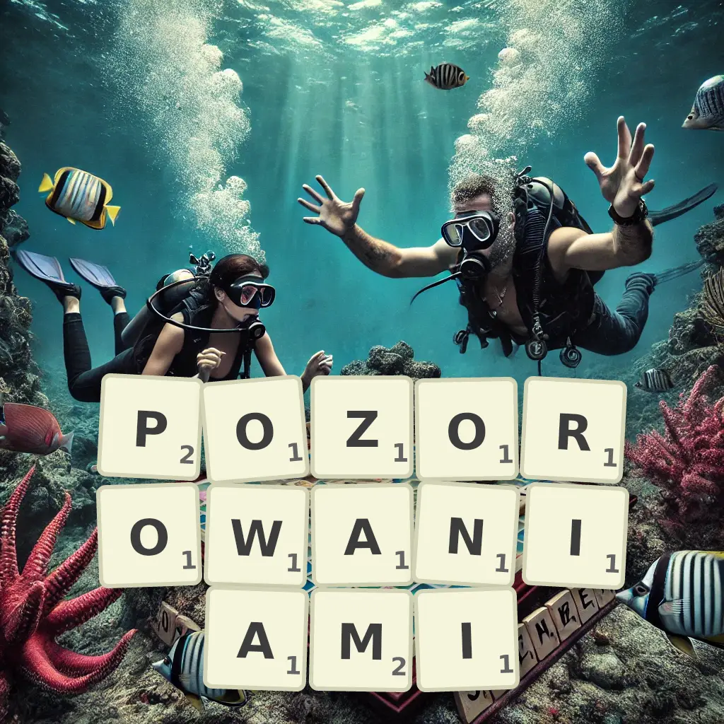 Słowa z liter POZOROWANIAMI