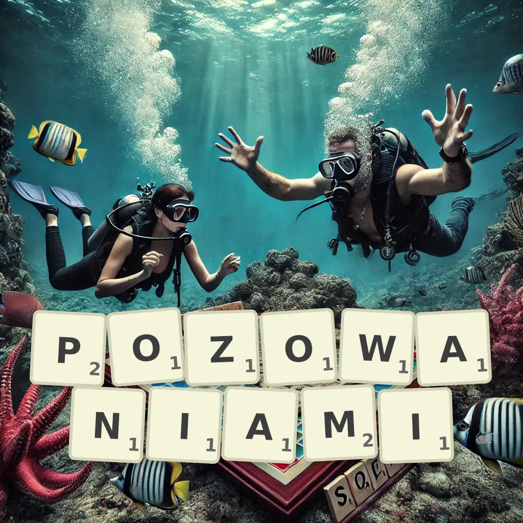 Słowa z liter POZOWANIAMI