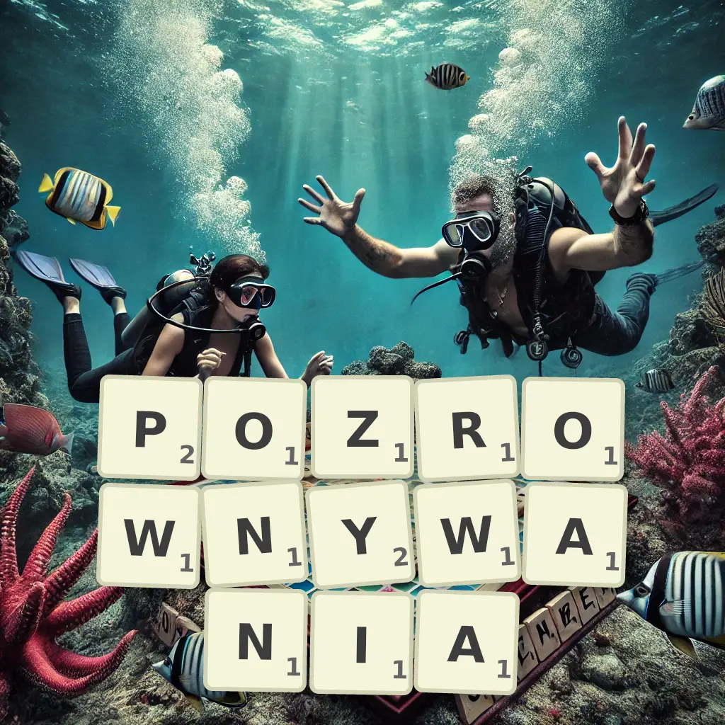 Słowa z liter POZRÓWNYWANIA