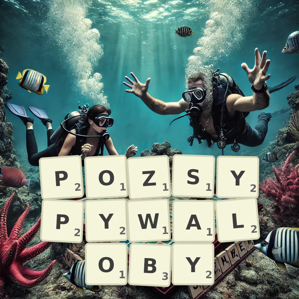 Słowa z liter POZSYPYWAŁOBY