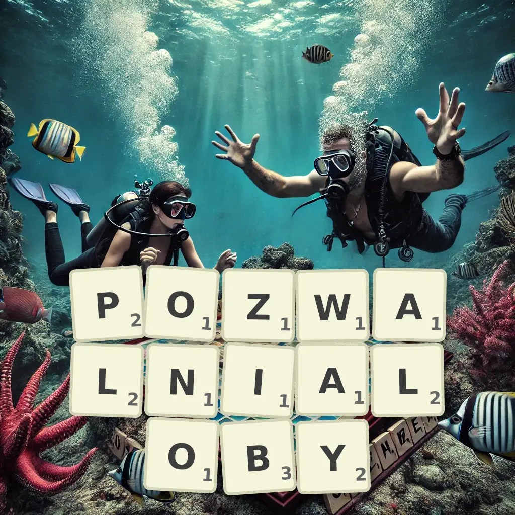 Słowa z liter POZWALNIAŁOBY
