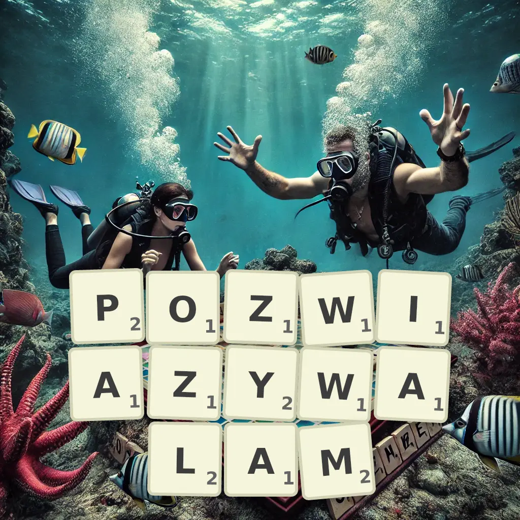 Słowa z liter POZWIĄZYWAŁAM