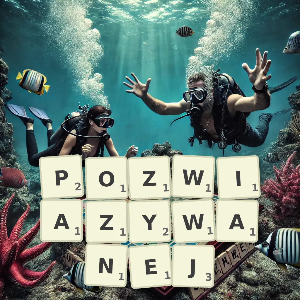 Lista słów z liter POZWIĄZYWANEJ Słowa z liter POZWIĄZYWANEJ