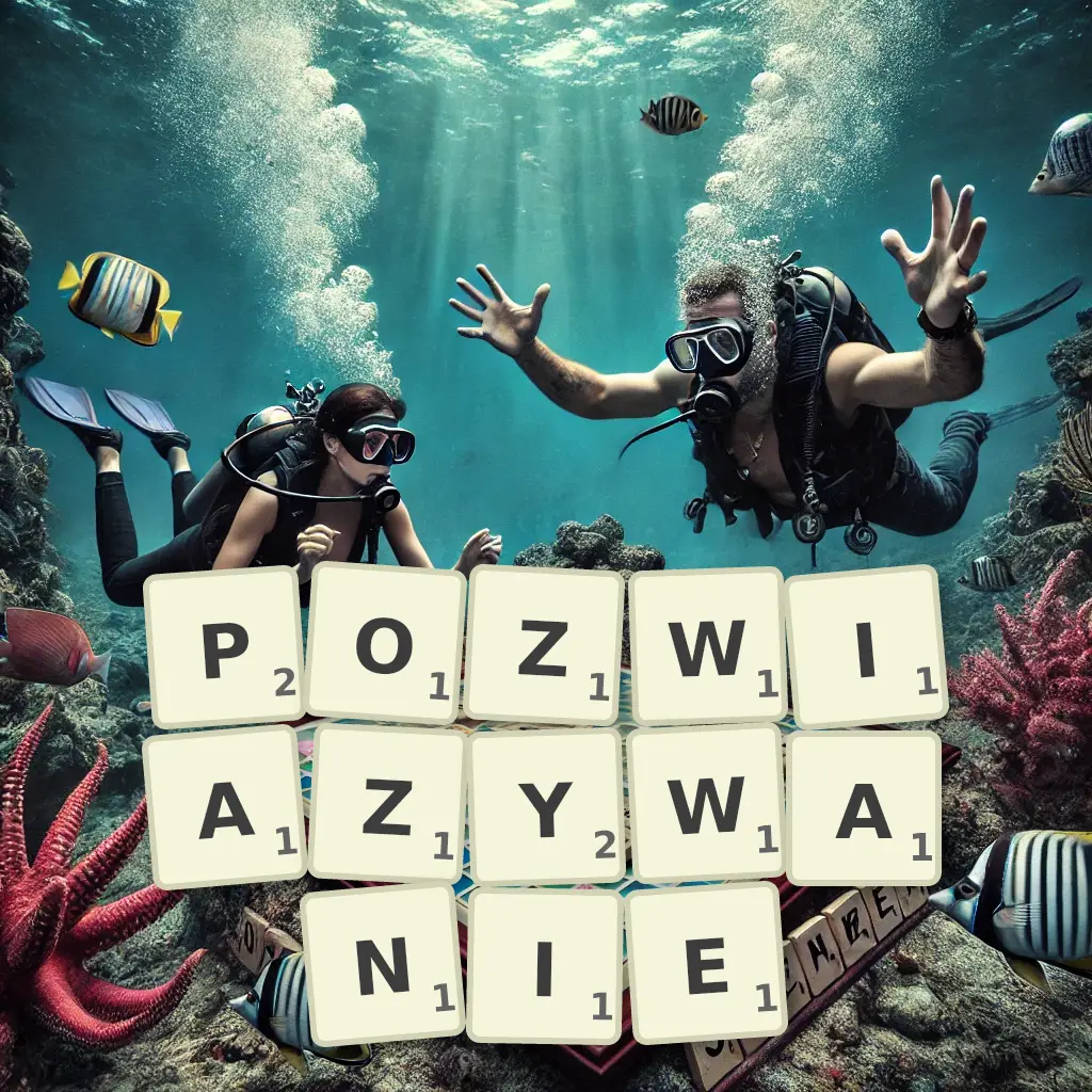 Słowa z liter POZWIĄZYWANIE