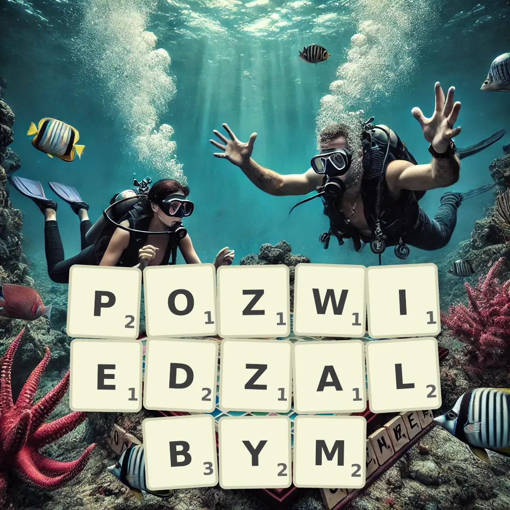 Słowa z liter POZWIEDZAŁBYM