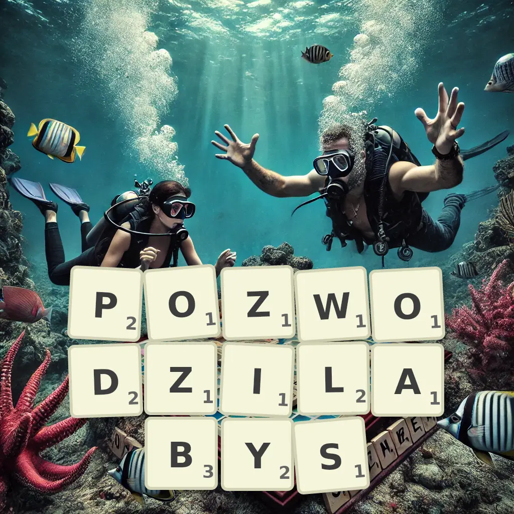 Lista słów z liter POZWODZIŁABYŚ Słowa z liter POZWODZIŁABYŚ
