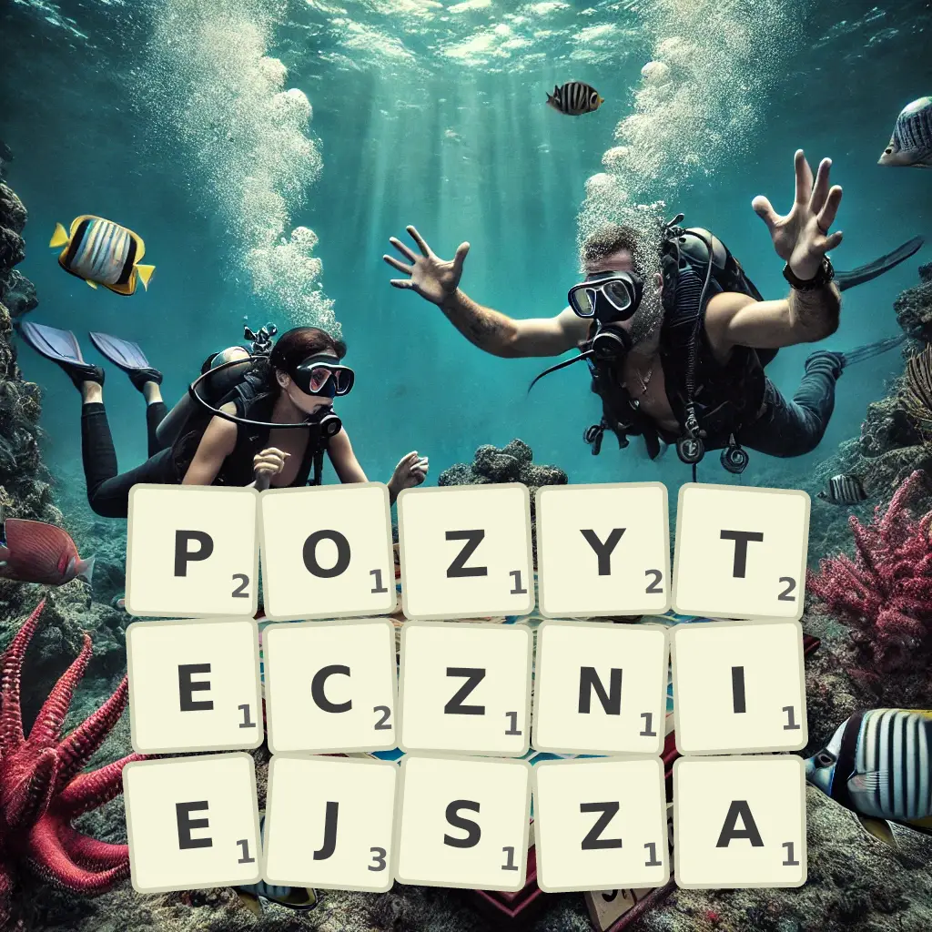 Słowa z liter POŻYTECZNIEJSZA