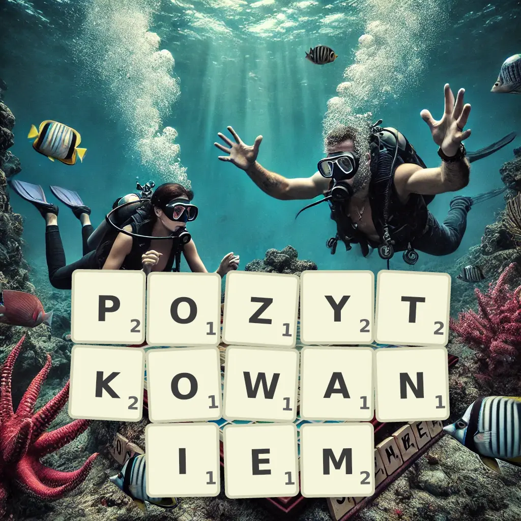 Słowa z liter POŻYTKOWANIEM