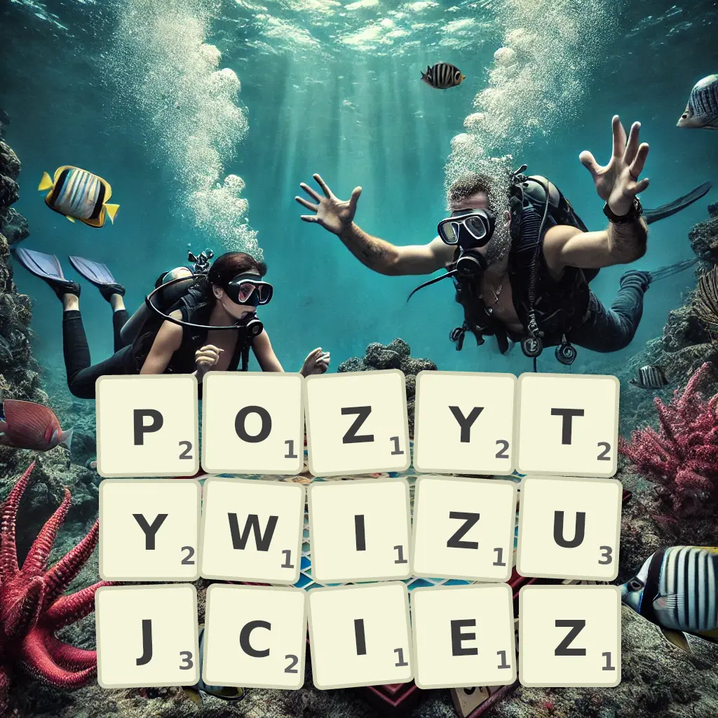Słowa z liter POZYTYWIZUJCIEŻ