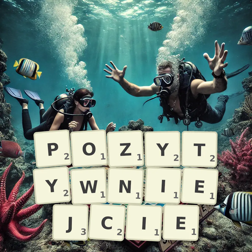 Słowa z liter POZYTYWNIEJCIE