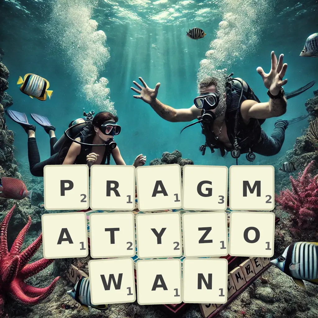 Słowa z liter PRAGMATYZOWAŃ