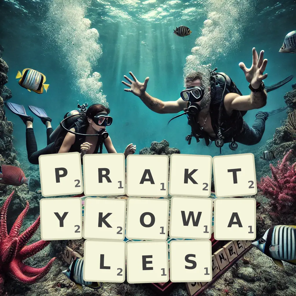 Słowa z liter PRAKTYKOWAŁEŚ
