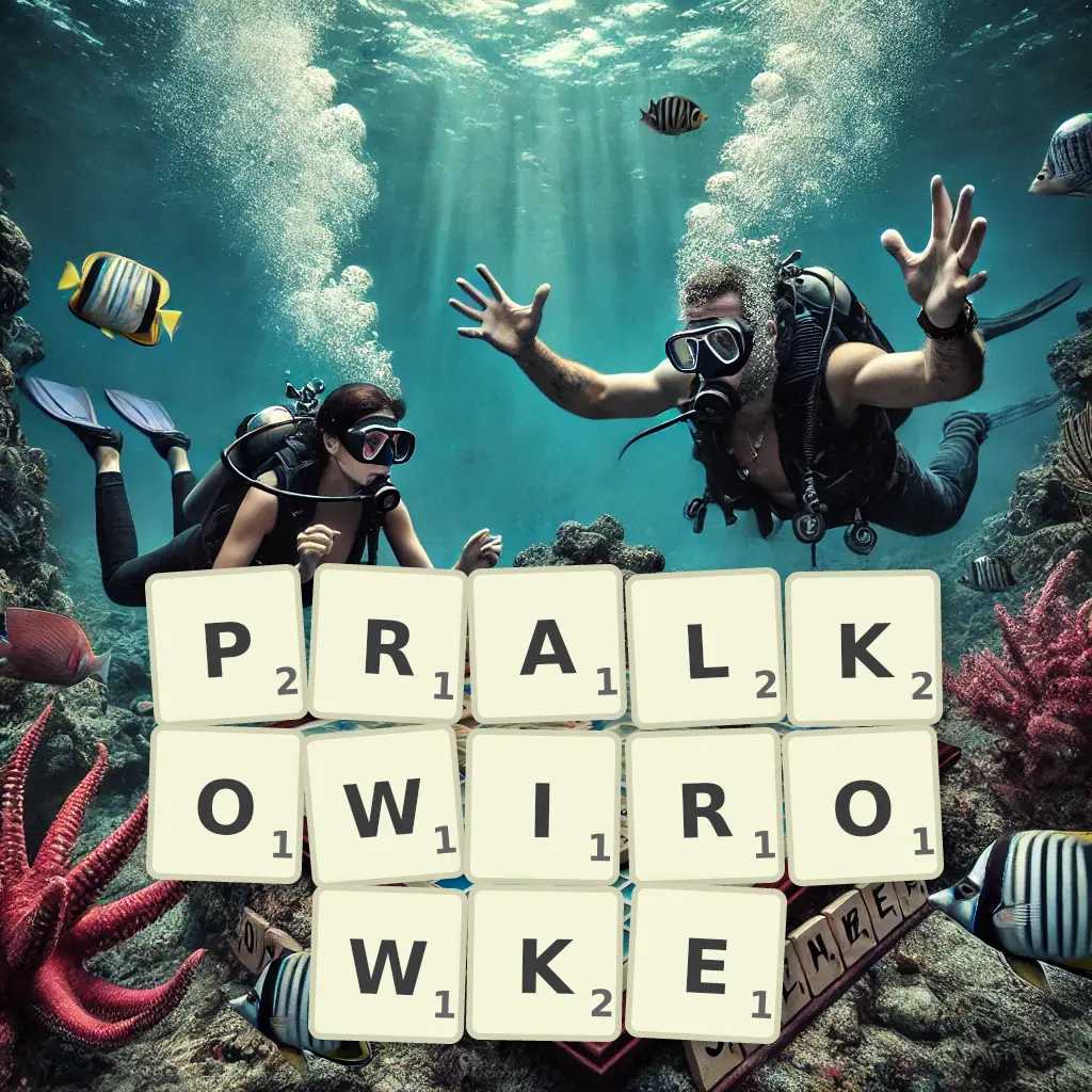 Słowa z liter PRALKOWIRÓWKĘ