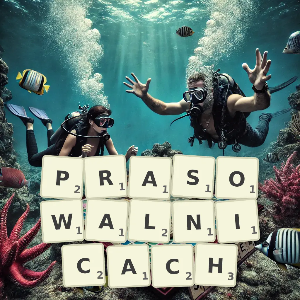 Słowa z liter PRASOWALNICACH