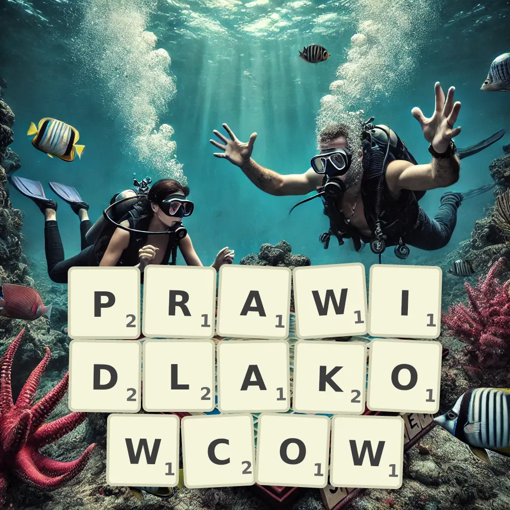 Słowa z liter PRAWIDŁAKOWCÓW