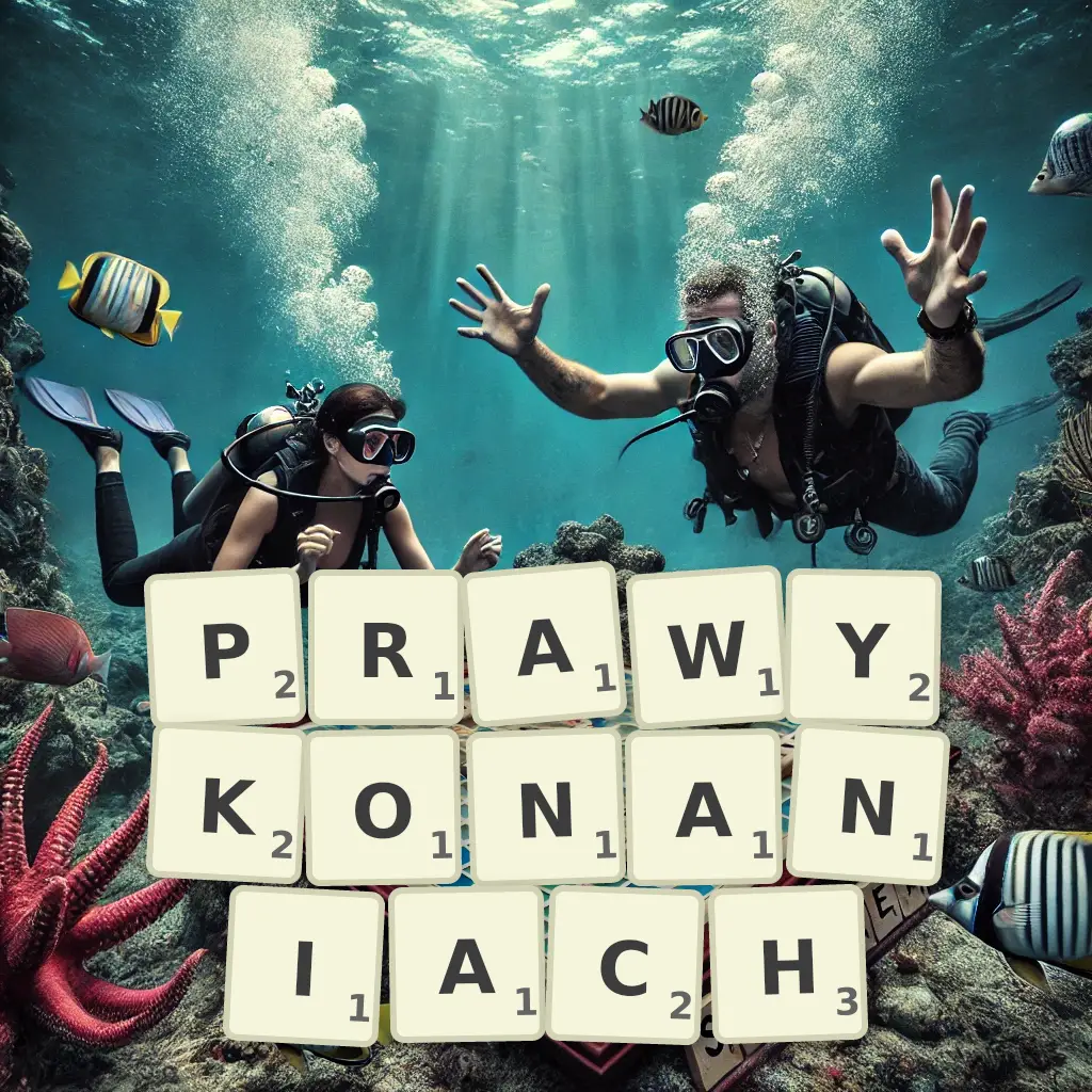 Słowa z liter PRAWYKONANIACH