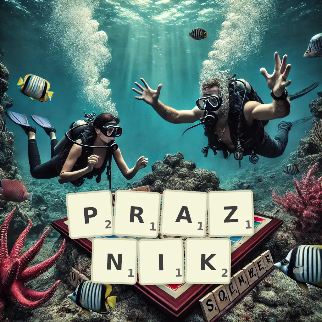 Słowa z liter PRAŻNIK
