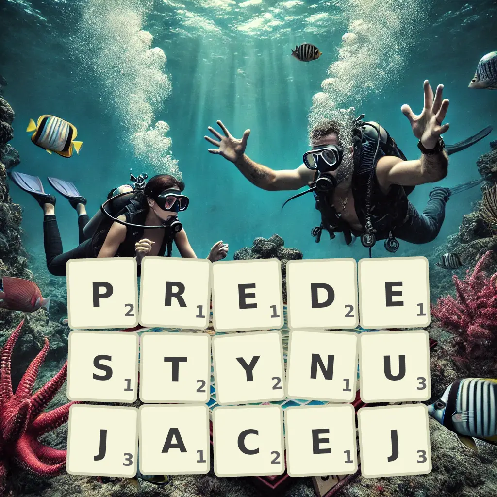 Słowa z liter PREDESTYNUJĄCEJ