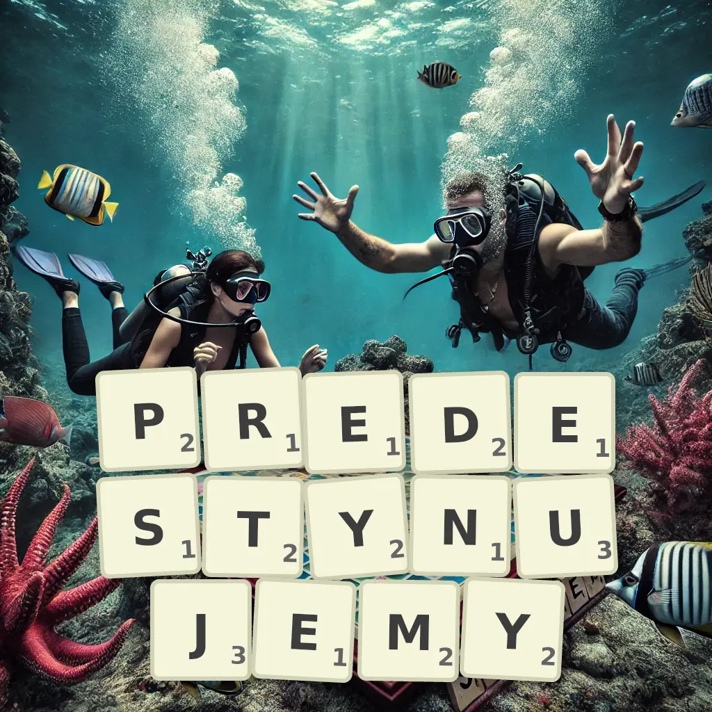 Słowa z liter PREDESTYNUJEMY