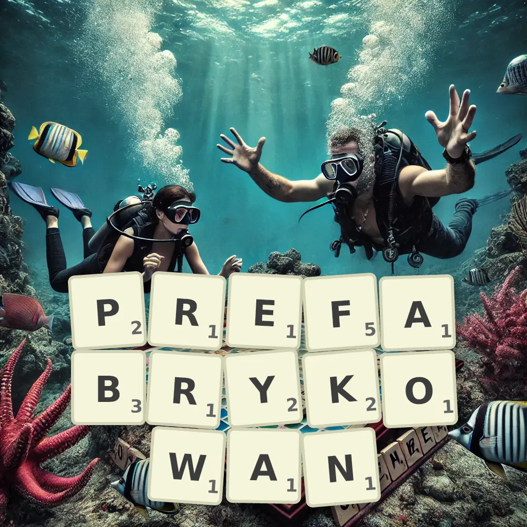 Słowa z liter PREFABRYKOWAŃ