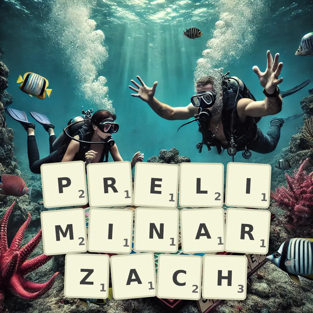 Słowa z liter PRELIMINARZACH