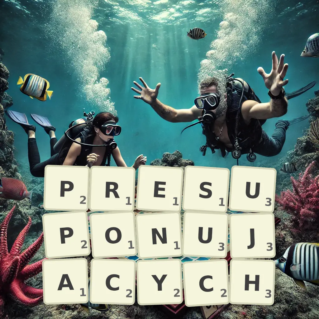 Lista słów z liter PRESUPONUJĄCYCH Słowa z liter PRESUPONUJĄCYCH