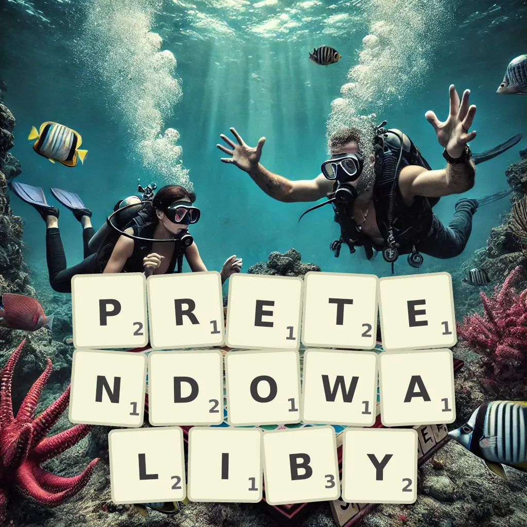 Słowa z liter PRETENDOWALIBY