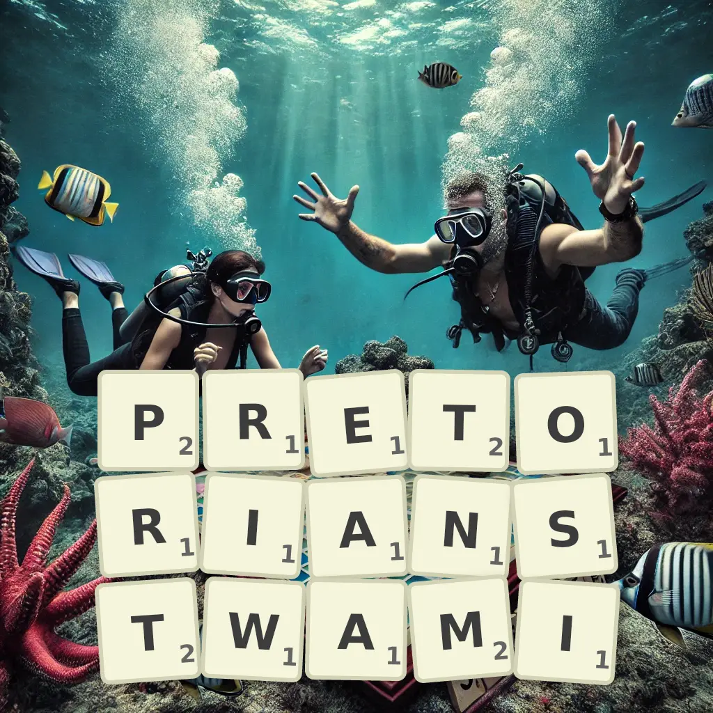 Słowa z liter PRETORIAŃSTWAMI