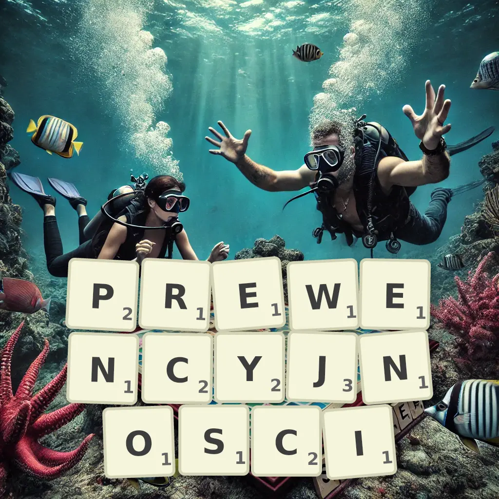 Słowa z liter PREWENCYJNOŚCI