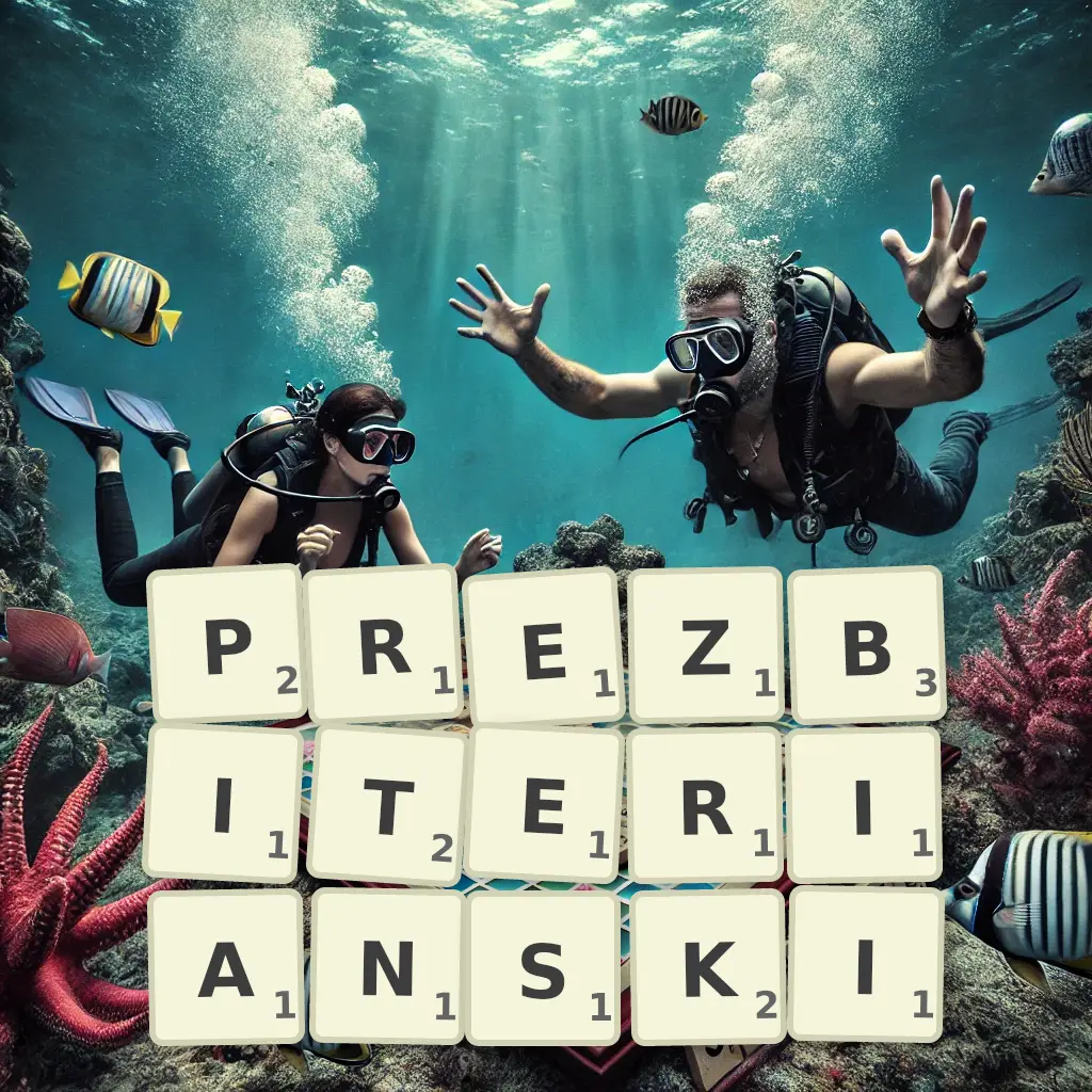 Lista słów z liter PREZBITERIAŃSKI Słowa z liter PREZBITERIAŃSKI