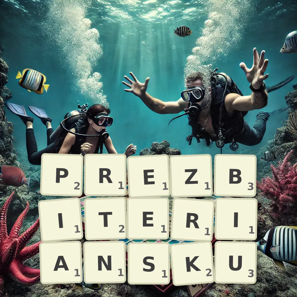 Słowa z liter PREZBITERIAŃSKU