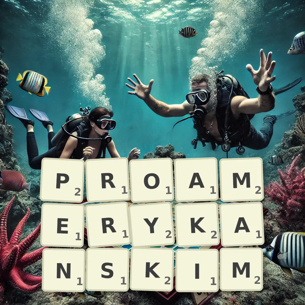 Słowa z liter PROAMERYKAŃSKIM