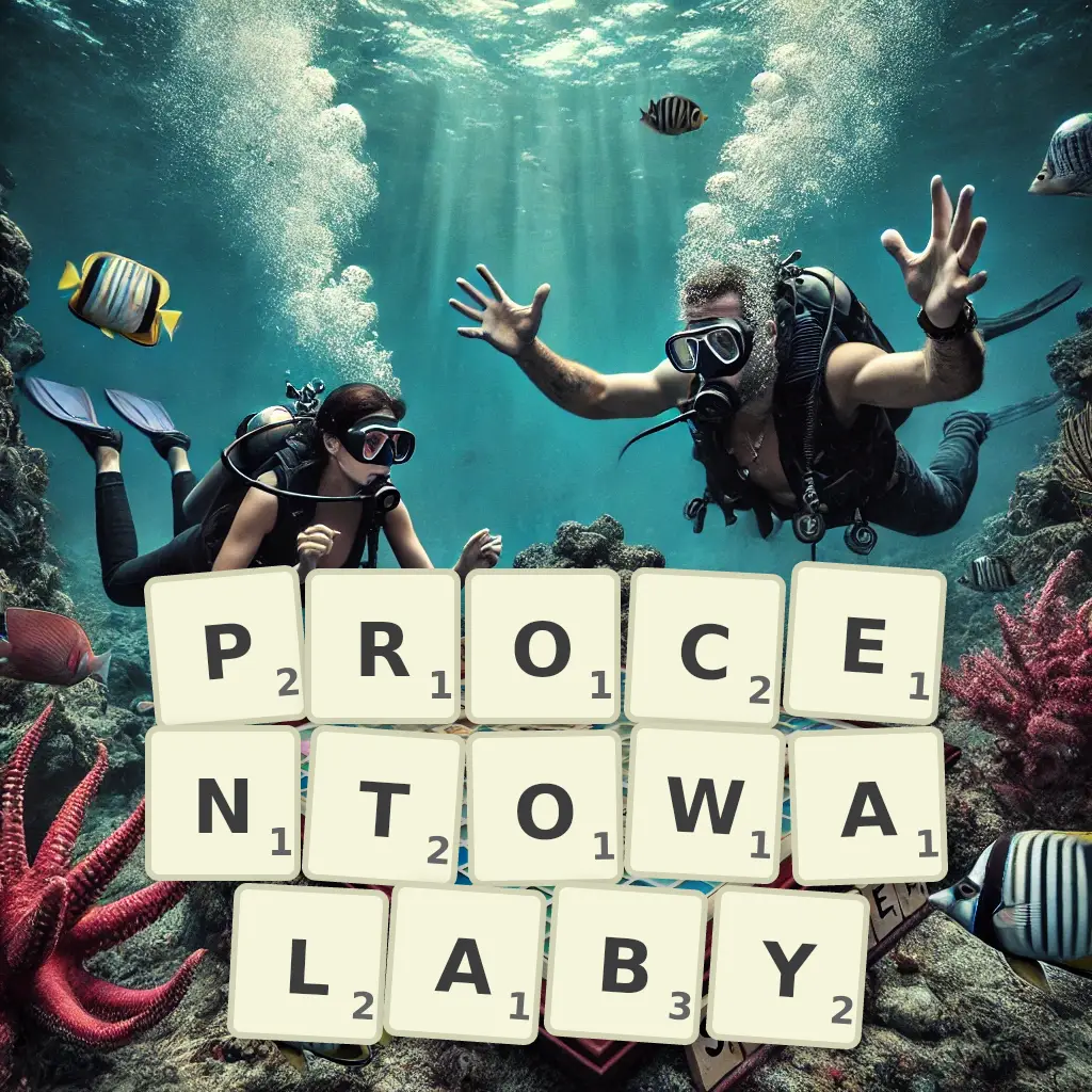 Słowa z liter PROCENTOWAŁABY