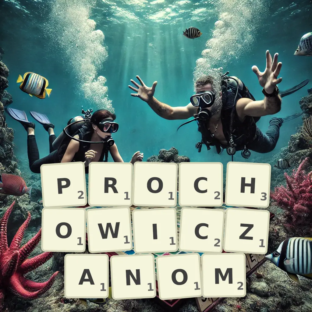 Słowa z liter PROCHOWICZANOM