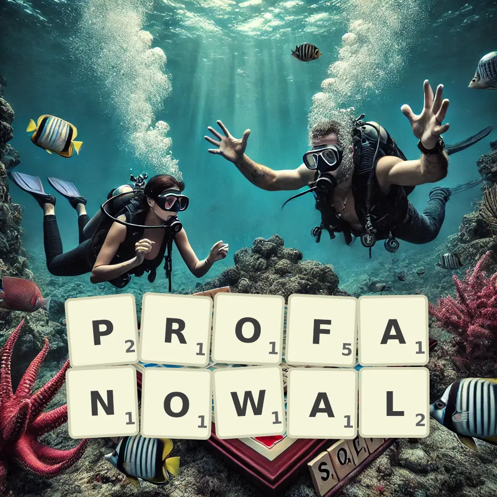 Słowa z liter PROFANOWAŁ