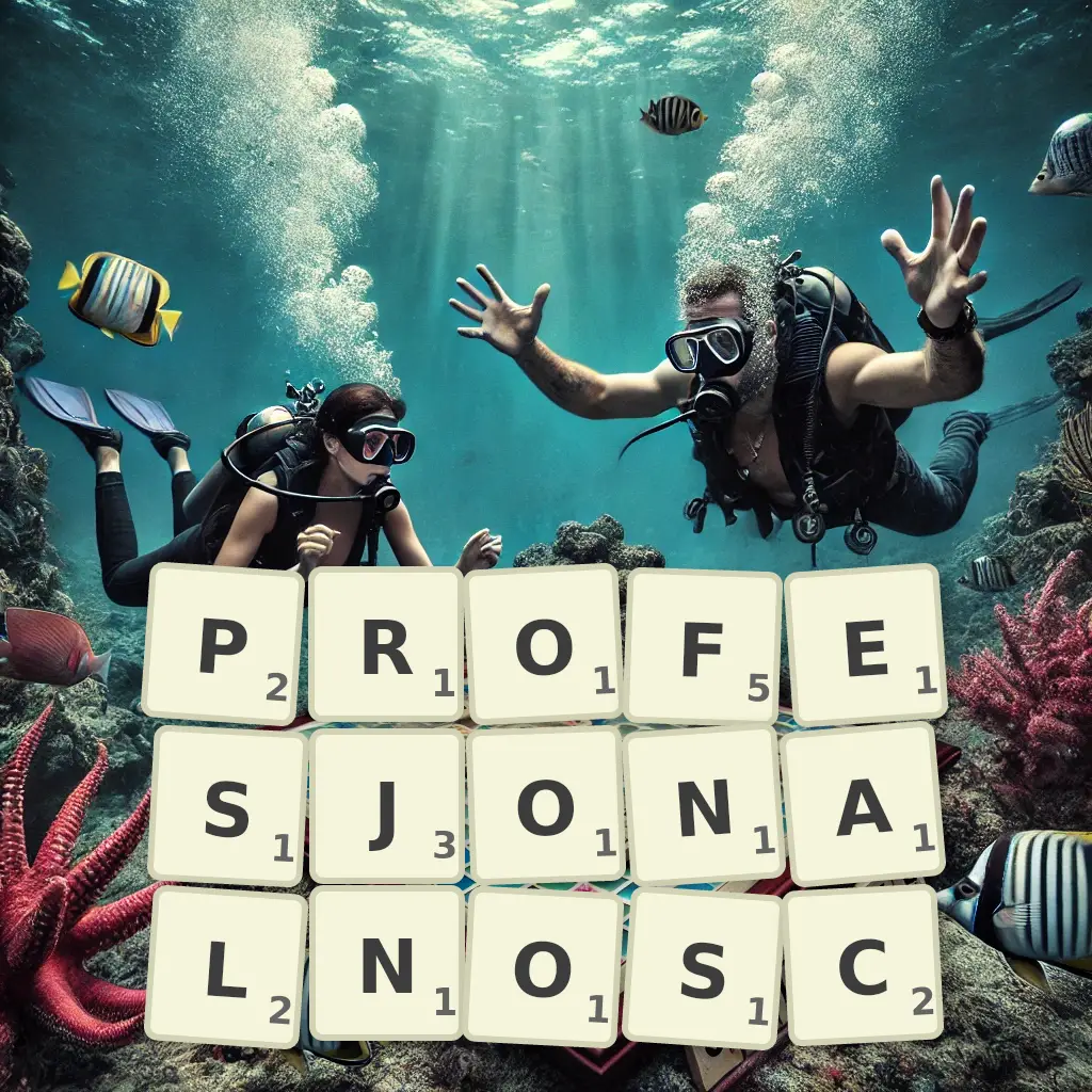 Słowa z liter PROFESJONALNOŚĆ