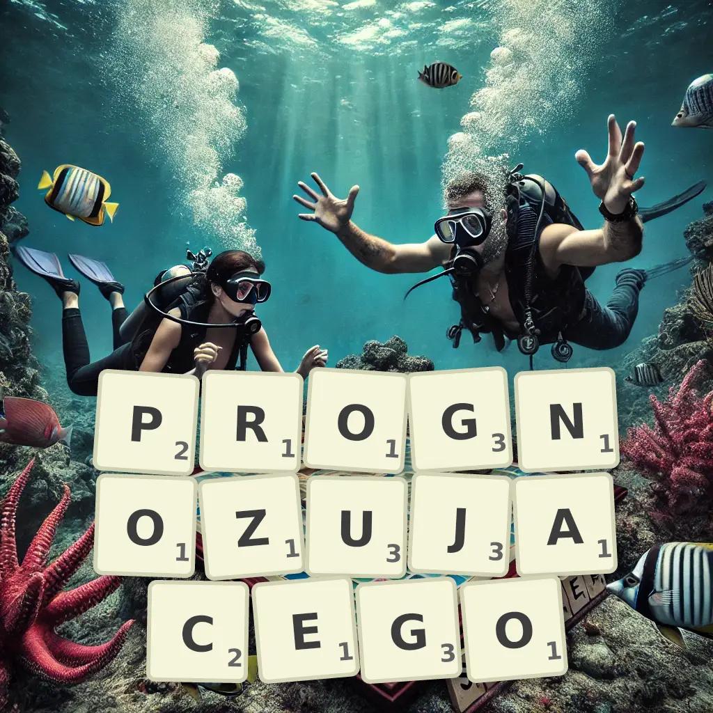 Słowa z liter PROGNOZUJĄCEGO