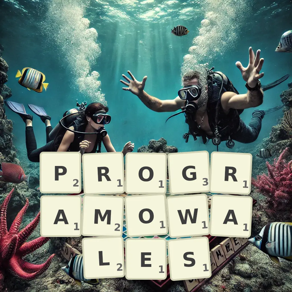 Słowa z liter PROGRAMOWAŁEŚ
