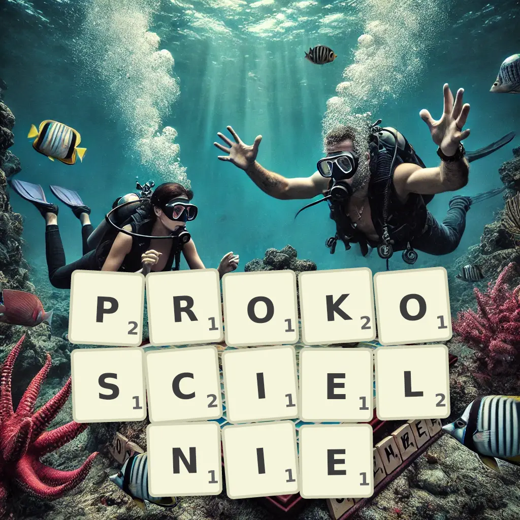 Lista słów z liter PROKOŚCIELNIE Słowa z liter PROKOŚCIELNIE