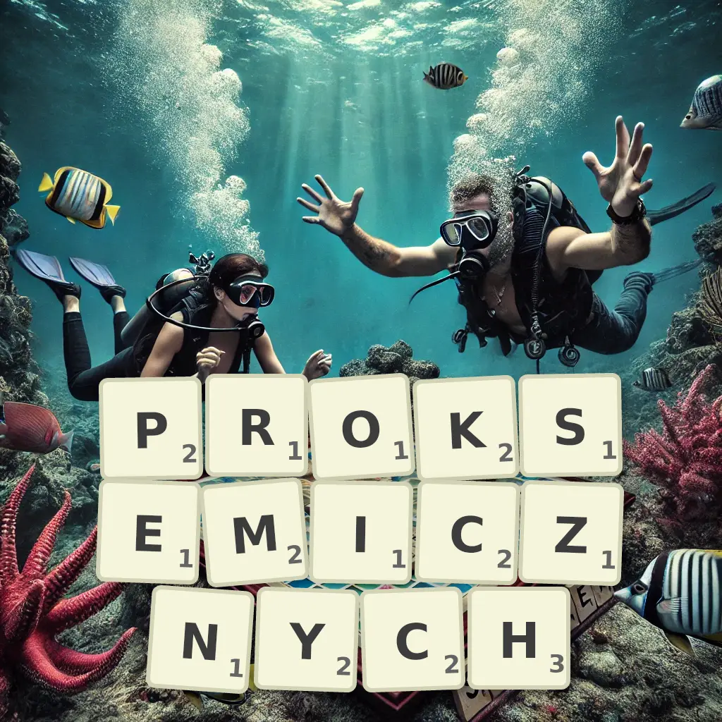 Słowa z liter PROKSEMICZNYCH