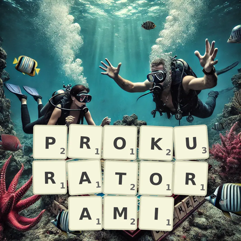 Słowa z liter PROKURATORAMI