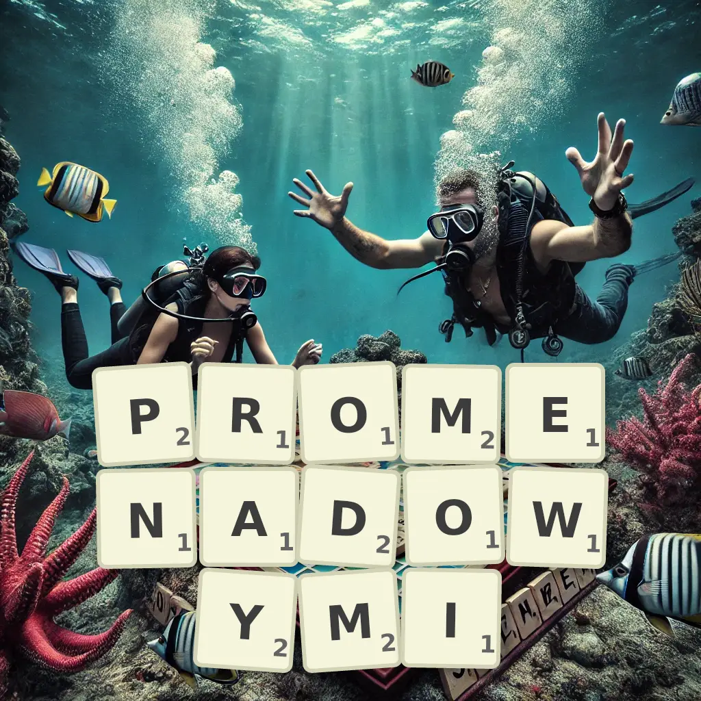 Słowa z liter PROMENADOWYMI