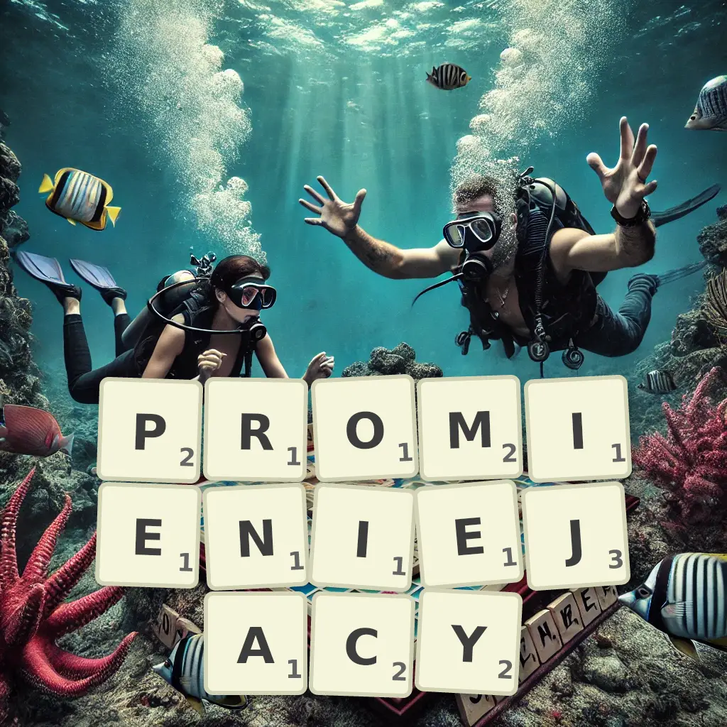 Słowa z liter PROMIENIEJĄCY