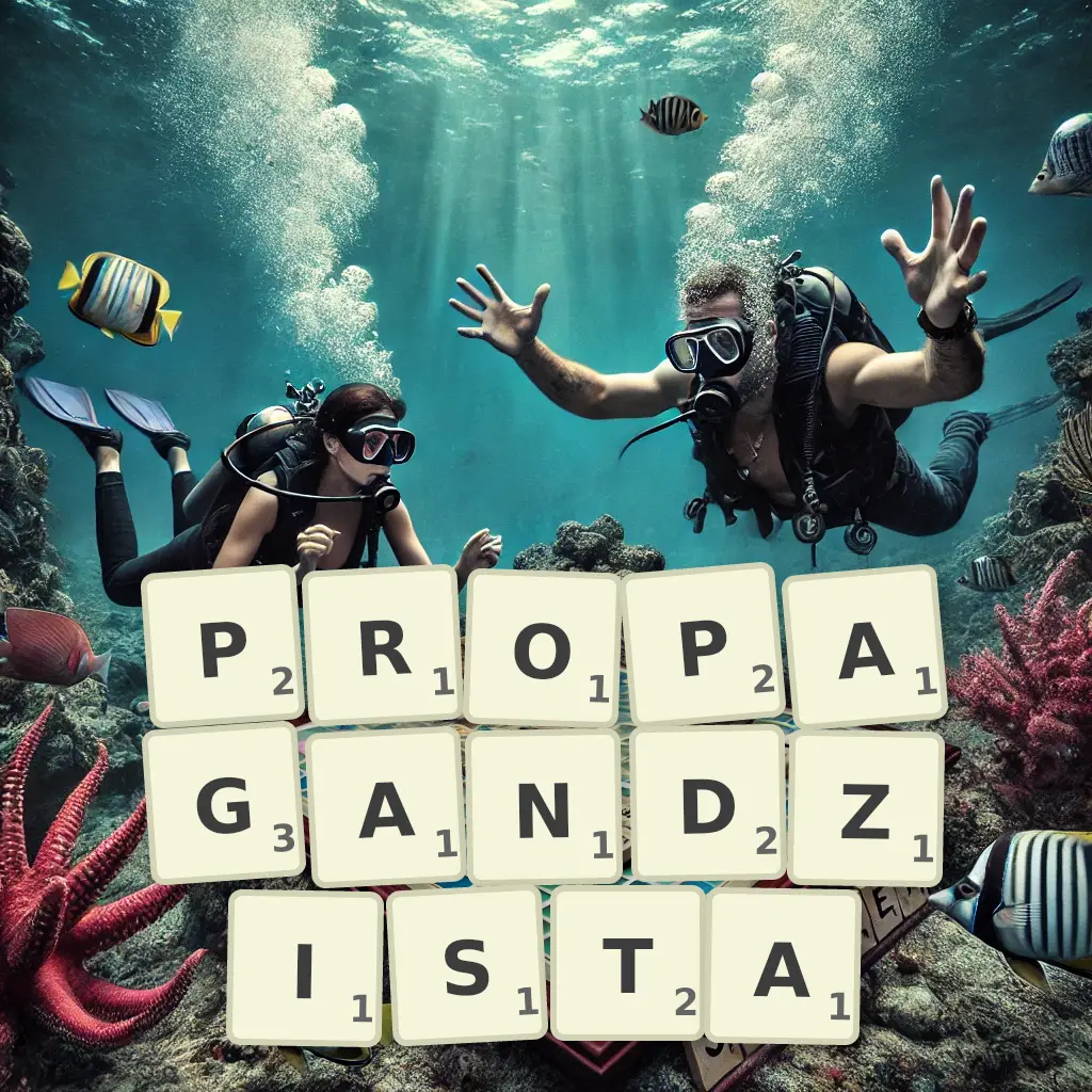 Słowa z liter PROPAGANDZISTĄ